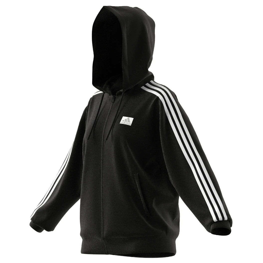 ADIDAS Women's 3-Stripes FT Full Zip O Hoodie - Hoodie 5 ADIDAS Women's 3-Stripes FT Full Zip O Hoodie - Hoodie – Bild 5