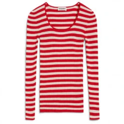 Armedangels Women's Alaani Crewneck Striped - Longsleeve