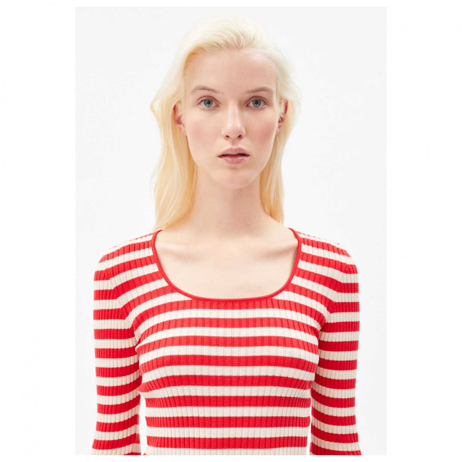 Armedangels Women's Alaani Crewneck Striped - Longsleeve 4 Armedangels Women's Alaani Crewneck Striped - Longsleeve – Bild 4