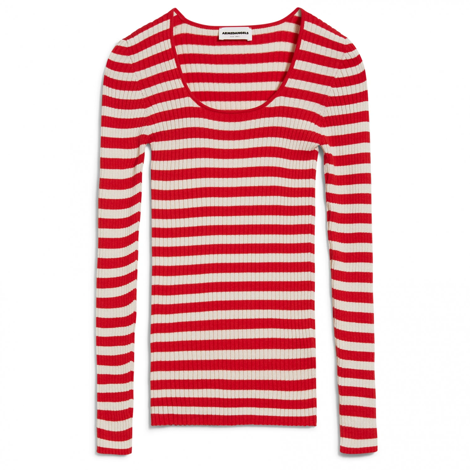 Armedangels Women's Alaani Crewneck Striped - Longsleeve 1 Armedangels Women's Alaani Crewneck Striped - Longsleeve