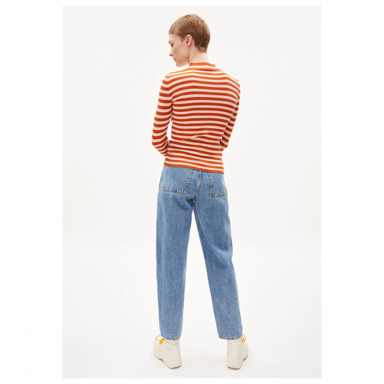 Armedangels Women's Alaani Striped - Longsleeve 2 Armedangels Women's Alaani Striped - Longsleeve – Bild 2