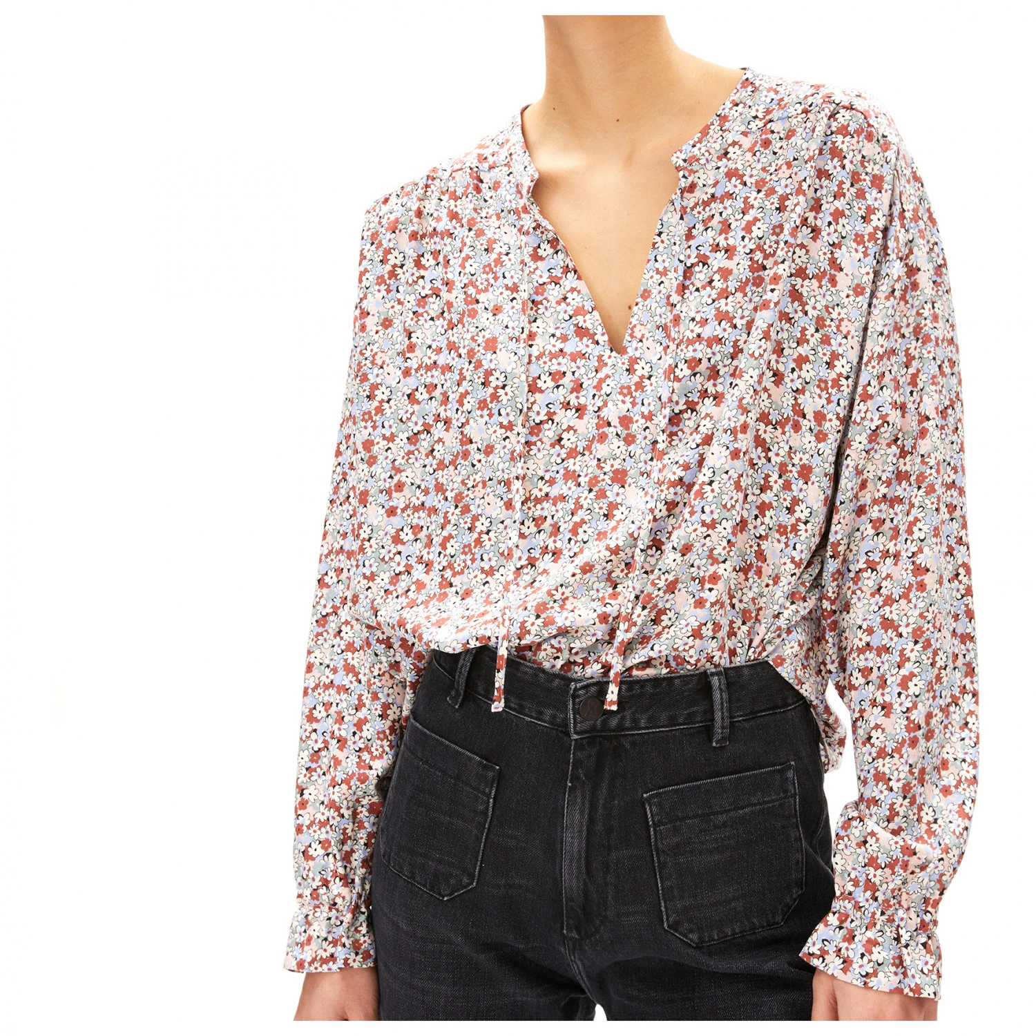 Titelseite -Maloja Geschäft armedangels womens ilicaa boheme bluse