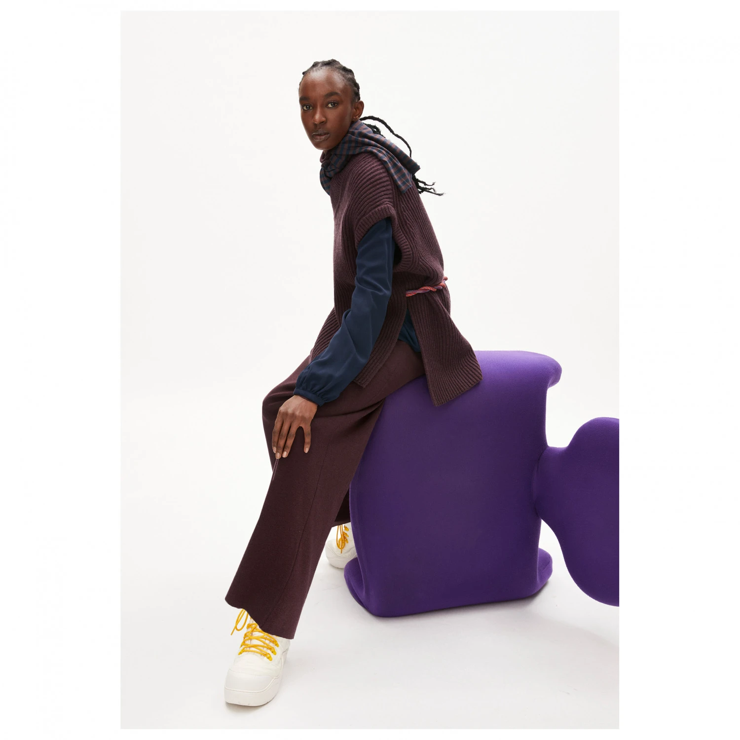 Armedangels Women's Viaa - Poncho 4 Armedangels Women's Viaa - Poncho – Bild 4