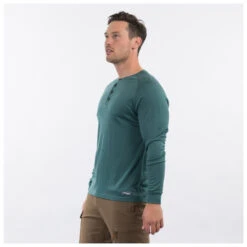 Bergans Lysebu Wool Henley - Longsleeve 8 Bergans Lysebu Wool Henley - Longsleeve -Maloja Geschäft bergans lysebu wool henley longsleeve detail 3
