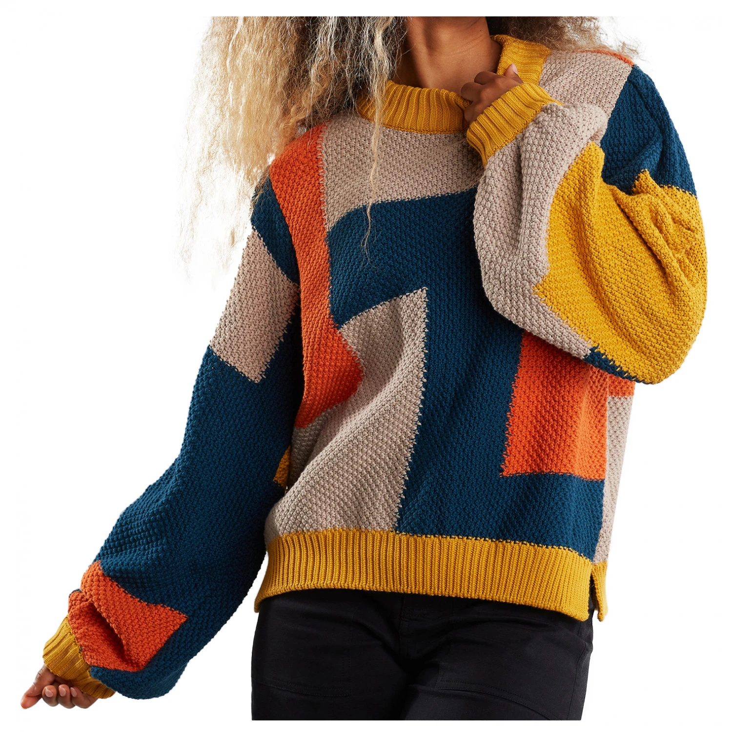 Titelseite -Maloja Geschäft dedicated womens sweater knitted rutbo blocks pullover 1