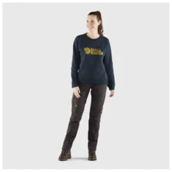 FJÄLLRÄVEN Women's Fjällräven Logo Sweater - Pullover 12 FJÄLLRÄVEN Women's Fjällräven Logo Sweater - Pullover -Maloja Geschäft fjaellraeven womens fjaellraeven logo sweater pullover detail 3