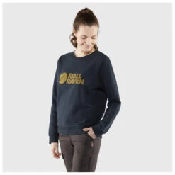 FJÄLLRÄVEN Women's Fjällräven Logo Sweater - Pullover 13 FJÄLLRÄVEN Women's Fjällräven Logo Sweater - Pullover -Maloja Geschäft fjaellraeven womens fjaellraeven logo sweater pullover detail 4