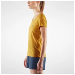 FJÄLLRÄVEN Women's Fjällräven Logo - T-Shirt -Maloja Geschäft fjaellraeven womens fjaellraeven logo t shirt detail 4