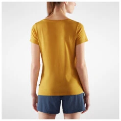 FJÄLLRÄVEN Women's Fjällräven Logo - T-Shirt -Maloja Geschäft fjaellraeven womens fjaellraeven logo t shirt detail 5