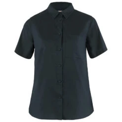 FJÄLLRÄVEN Women's Övik Travel Shirt S/S - Bluse -Maloja Geschäft fjaellraeven womens oevik travel shirt s s bluse 1