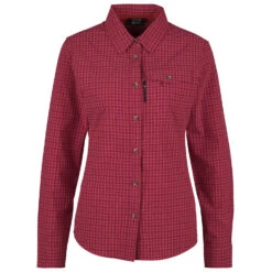 Halti Women's Leiri L/S Check Shirt - Bluse -Maloja Geschäft halti womens leiri l s check shirt bluse 1