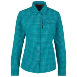 Halti Women's Leiri L/S Check Shirt - Bluse -Maloja Geschäft halti womens leiri l s check shirt bluse 2