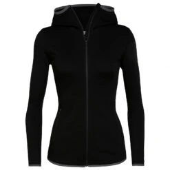 Icebreaker Women's Elemental L/S Zip Hood - Fleecejacke