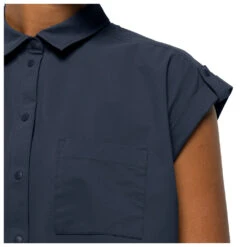 Jack Wolfskin Women's Light Wander Shirt - Bluse -Maloja Geschäft jack wolfskin womens light wander shirt bluse detail 5