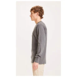 KnowledgeCotton Apparel Cedar L/S Henley - Longsleeve -Maloja Geschäft knowledgecotton apparel cedar l s henley longsleeve detail 3