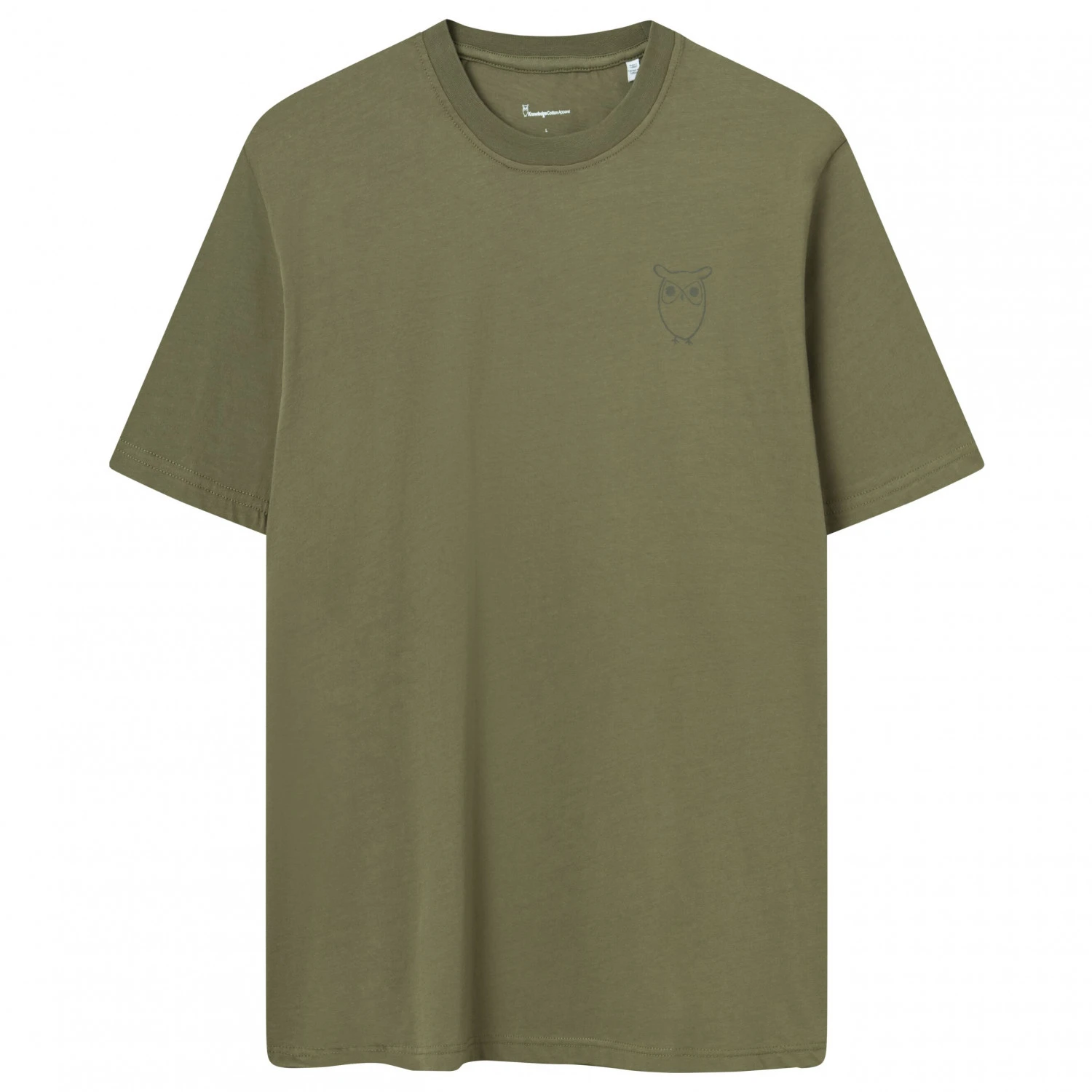 KnowledgeCotton Apparel Regular Owl Chest Print T-Shirt - T-Shirt 6 KnowledgeCotton Apparel Regular Owl Chest Print T-Shirt - T-Shirt – Bild 6