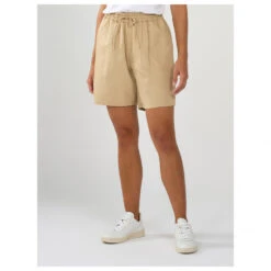 KnowledgeCotton Apparel Women's Cotton-Linen Blend Shorts - T-Shirt 7 KnowledgeCotton Apparel Women's Cotton-Linen Blend Shorts - T-Shirt -Maloja Geschäft knowledgecotton apparel womens cotton linen blend shorts t shirt detail 3