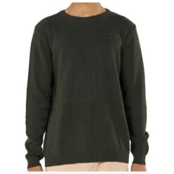 KnowledgeCotton Apparel Zig-Zag Badge Knit O-Neck - Pullover -Maloja Geschäft knowledgecotton apparel zig zag badge knit o neck pullover 1