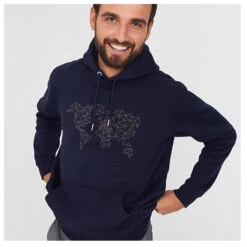 Worldmap - Hoodie -Maloja Geschäft kultgut worldmap hoodie detail 3