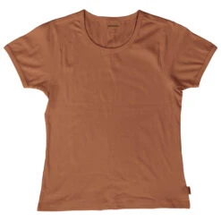Women's Top S/S Rib Solid - T-Shirt