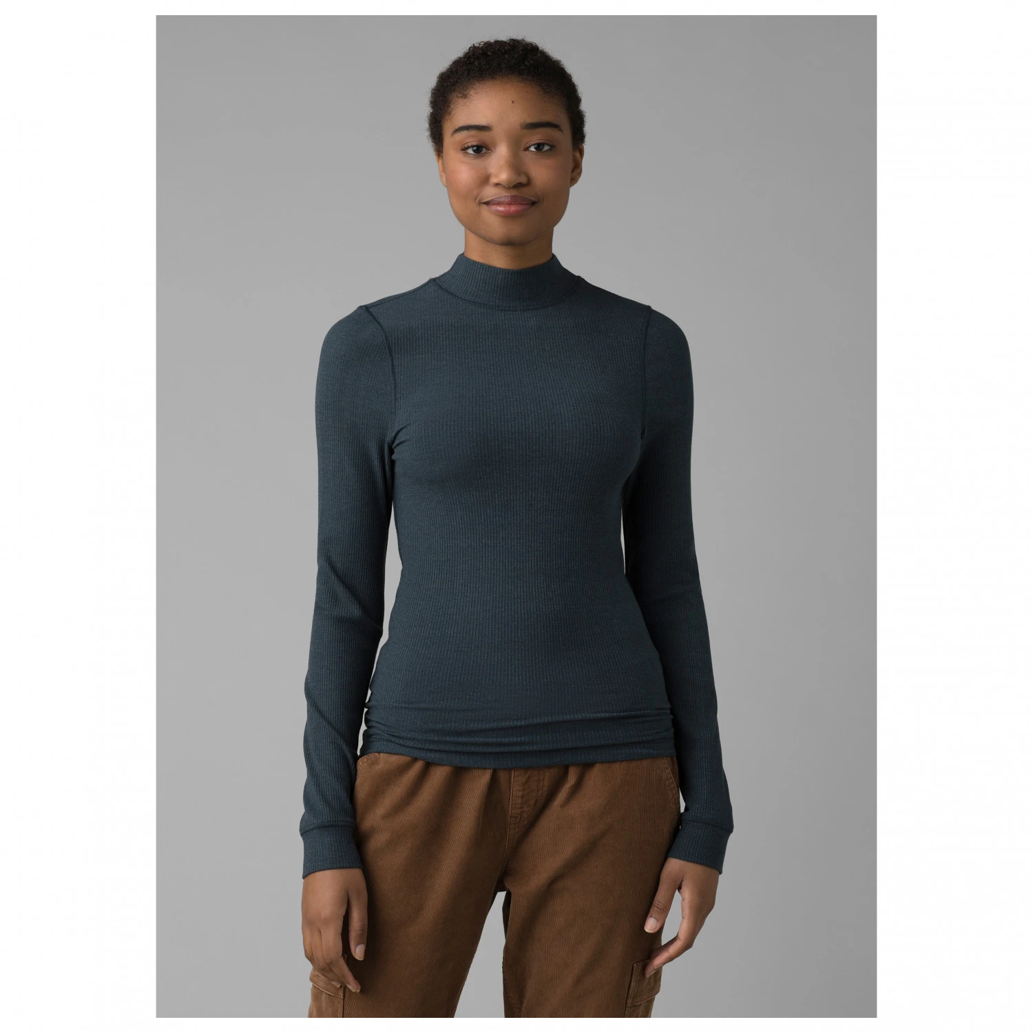 Prana Women's Foundation Rib Mock Neck - Longsleeve 2 Prana Women's Foundation Rib Mock Neck - Longsleeve – Bild 2