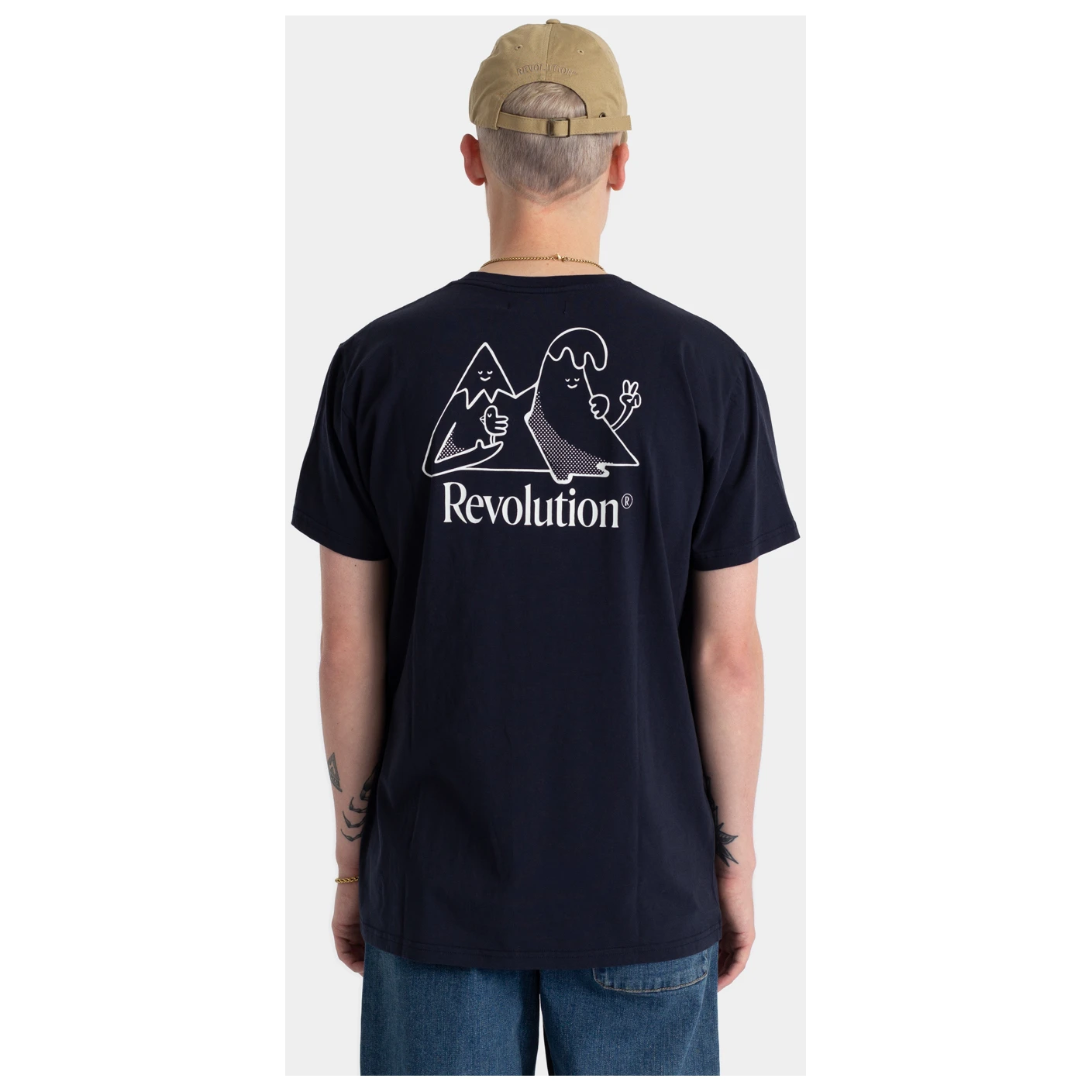 Revolution Regular Fit T-Shirt With Front And Back Print FRI - T-Shirt 4 Revolution Regular Fit T-Shirt With Front And Back Print FRI - T-Shirt – Bild 4