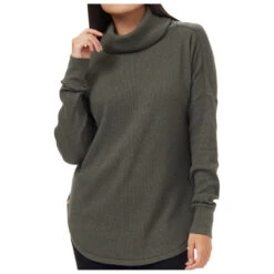 Tentree Women's Treewaffle Turtleneck Longsleeve - Longsleeve -Maloja Geschäft tentree womens treewaffle turtleneck longsleeve longsleeve 1