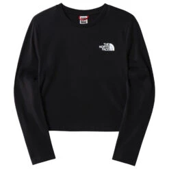 The North Face Girl's L/S Simple Dome Cropped Tee - Longsleeve -Maloja Geschäft the north face girls l s simple dome cropped tee longsleeve 1